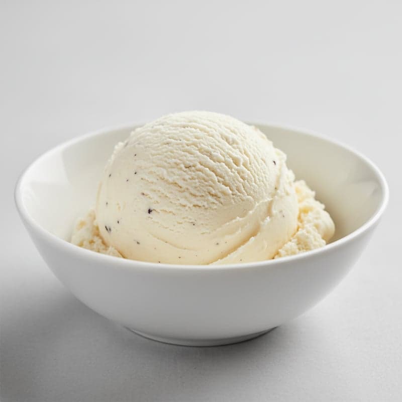 Eiscreme: Kalorien und Makros pro 100 g