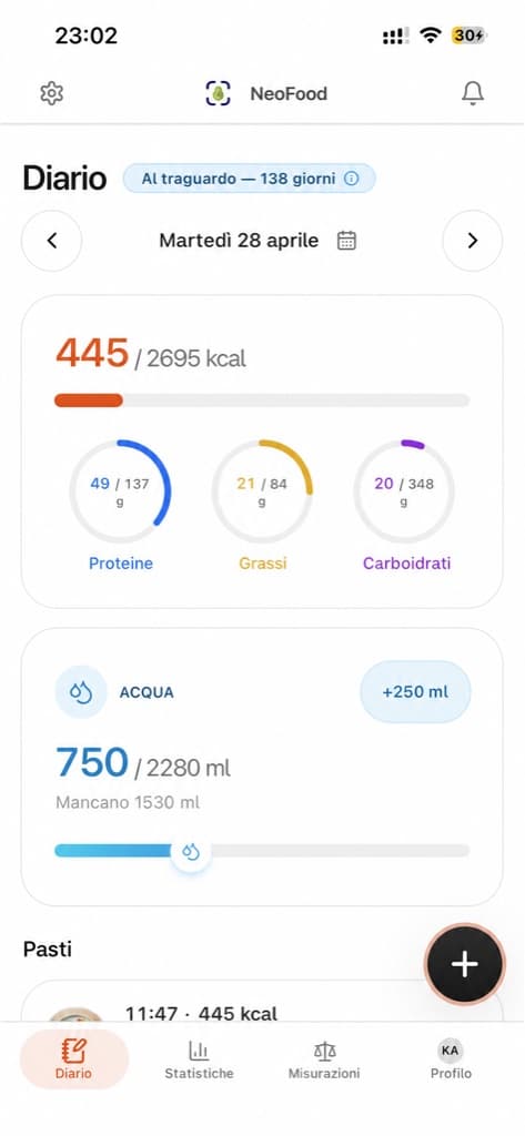 Screenshot dell'app 2