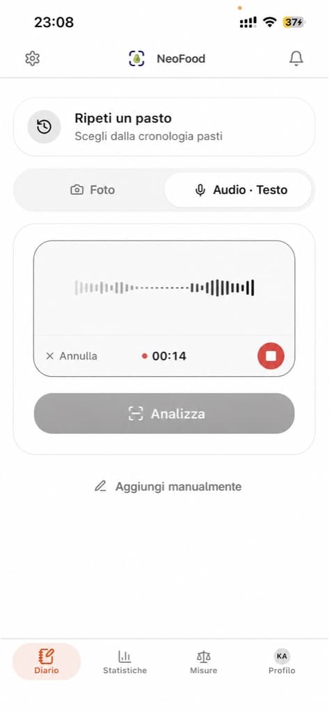 Screenshot dell'app 4