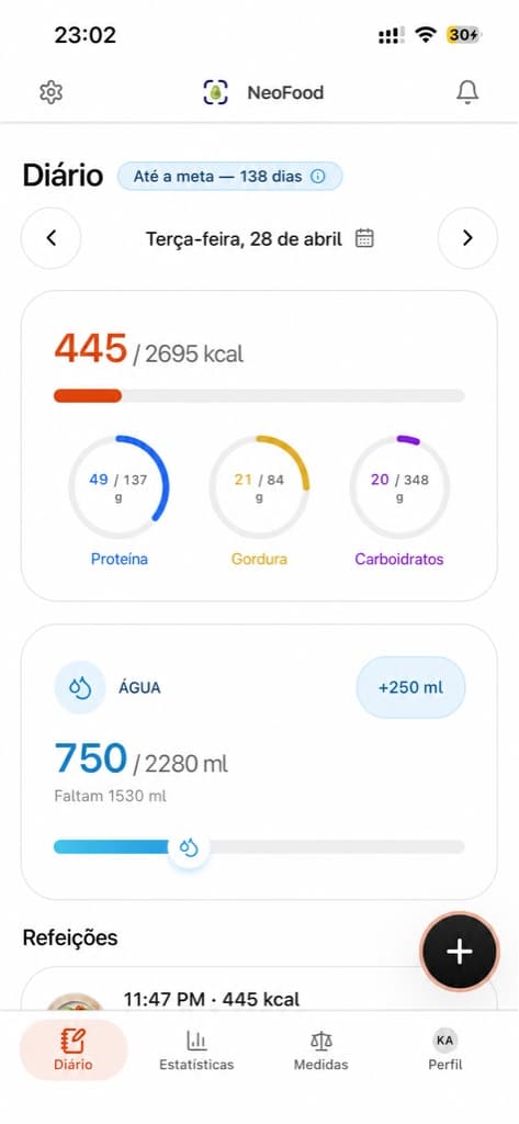 Captura de tela do app 2