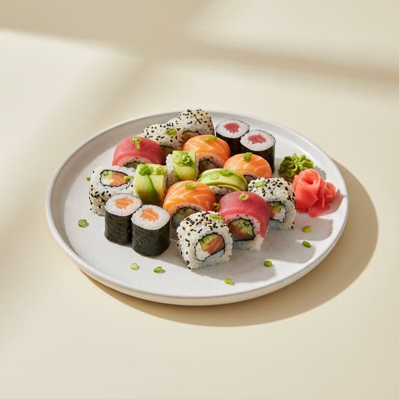 Sushi: calorie e macro per 100 g