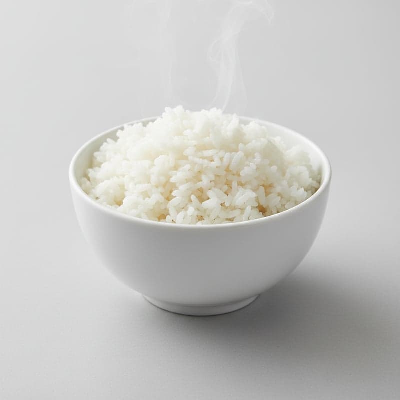 백미: 100g당 칼로리 및 매크로