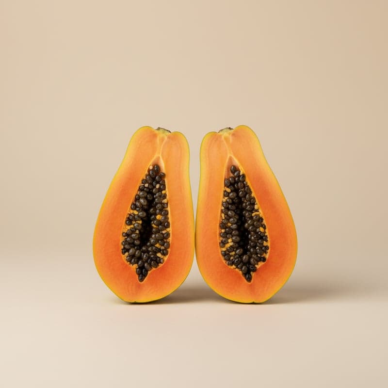 Papaya: calorías y macros por 100 g